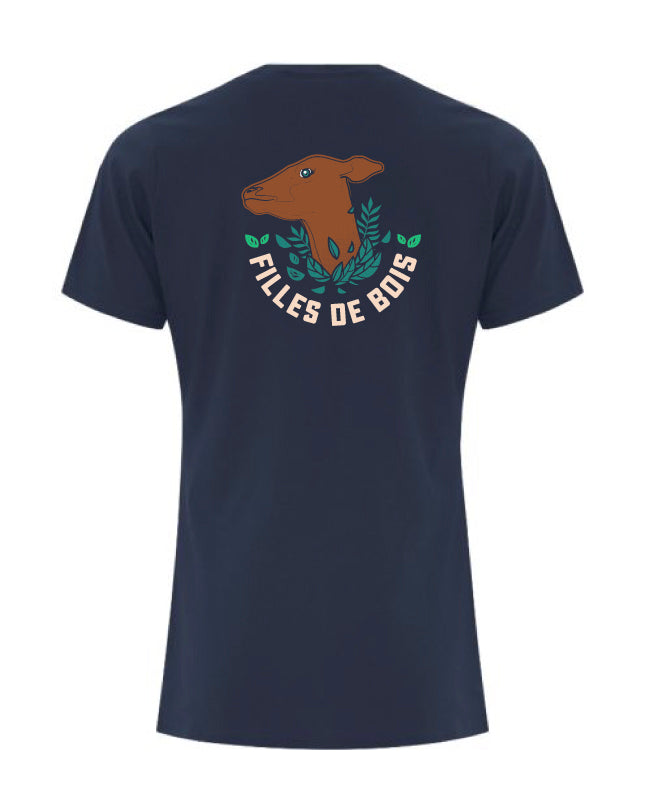 T-Shirt Marine Filles de bois - BICHE