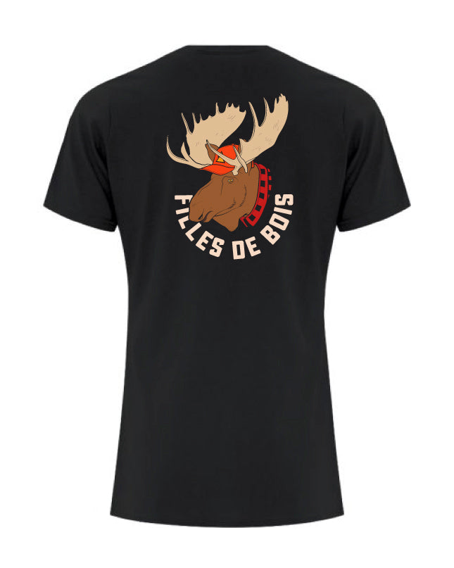 T-Shirt Noir Filles de bois - ORIGNAL