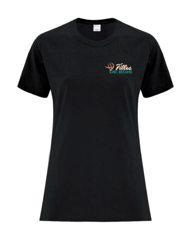 T-Shirt Noir Filles de bois - ORIGNAL