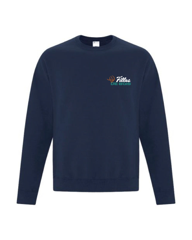 Crewneck marine - Filles de bois - Biche