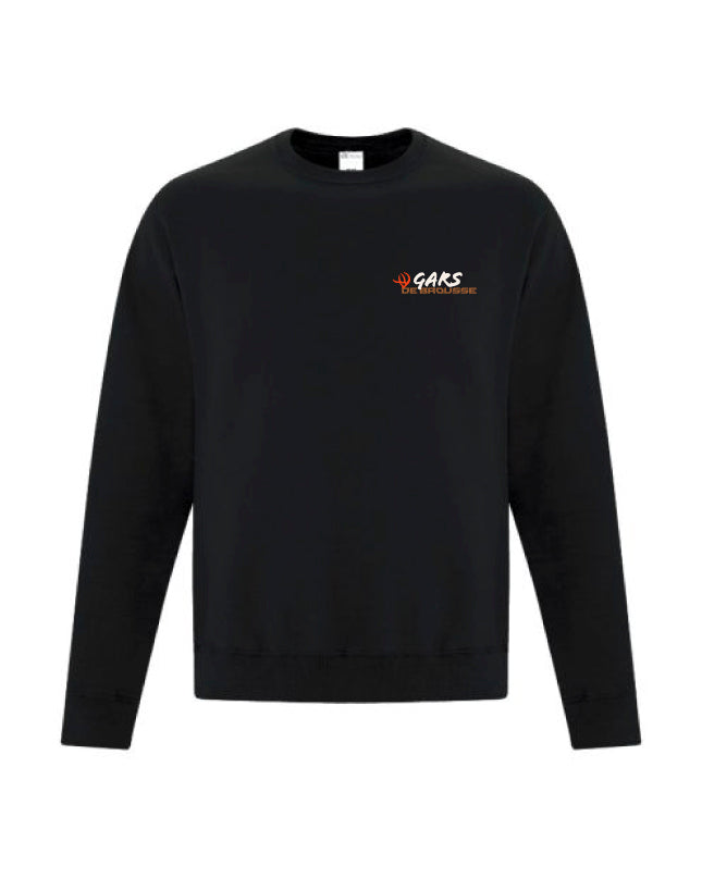 Crewneck noir - Gars de brousse - Orignal