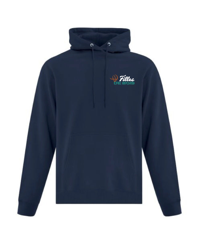 Hoodie à capuchon marine Filles de bois - BICHE