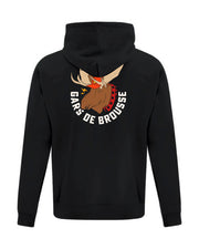Hoodie à capuchon Noir Gars de brousse - ORIGNAL