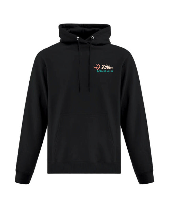 Hoodie à capuchon Noir Filles de bois - ORIGNAL