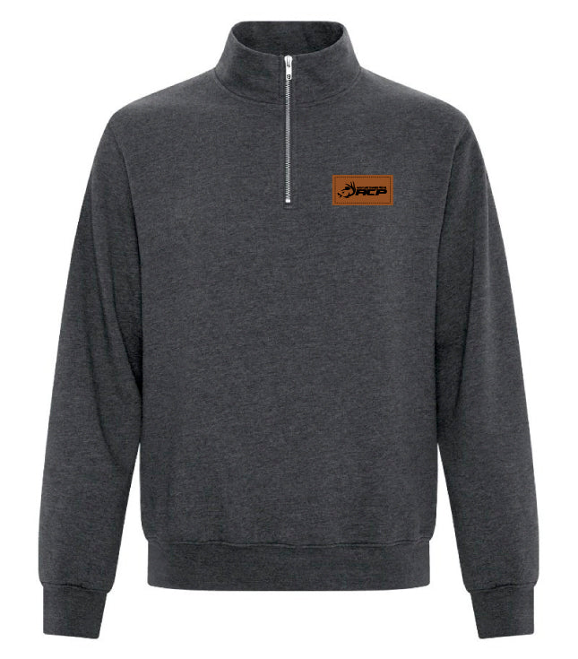Crewnecks à zip - ACP - Écusson brun