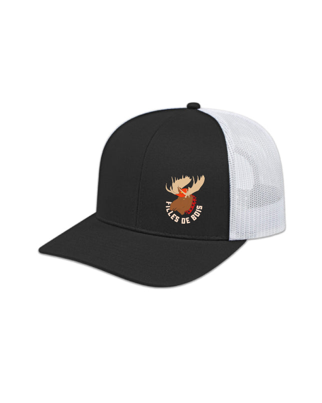Casquette Noir à maille  - Filles de bois - ORIGNAL
