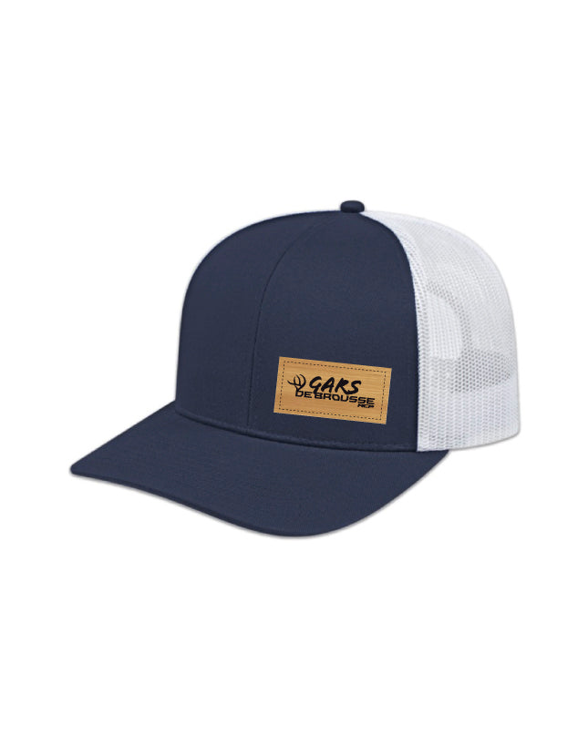 Casquette Gars de brousse écusson couleur bambou à maille  - Unisexe