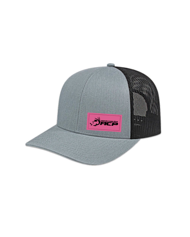 Casquette ACP écusson rose à maille  - Unisexe