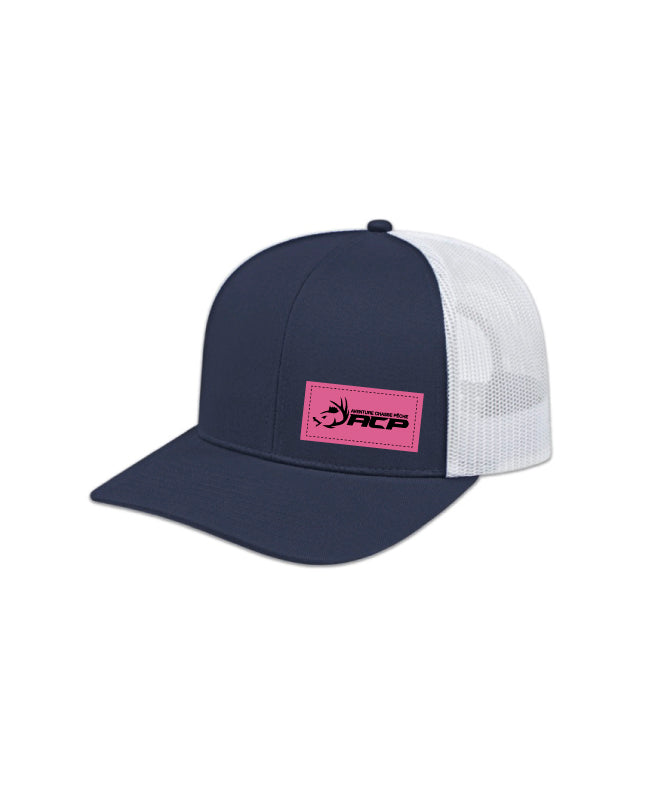 Casquette ACP écusson rose à maille  - Unisexe