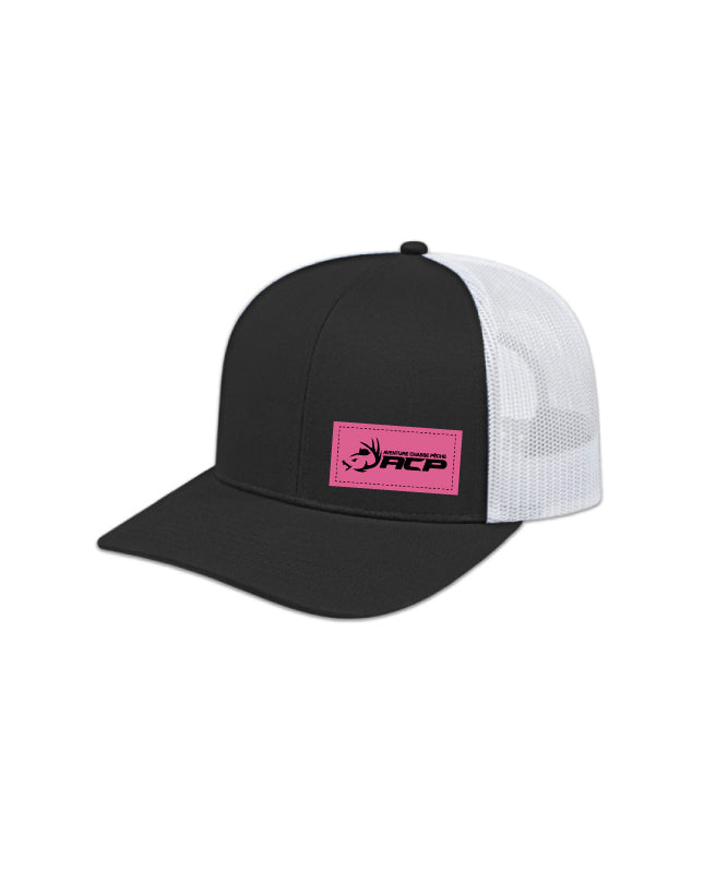 Casquette ACP écusson rose à maille  - Unisexe