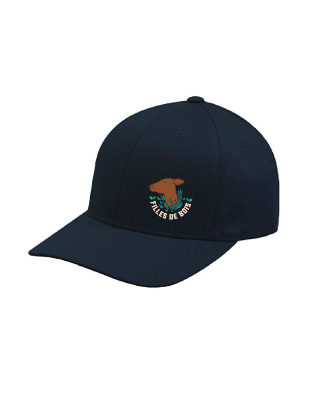 Casquette Marine Flexfit Filles de bois - BICHE