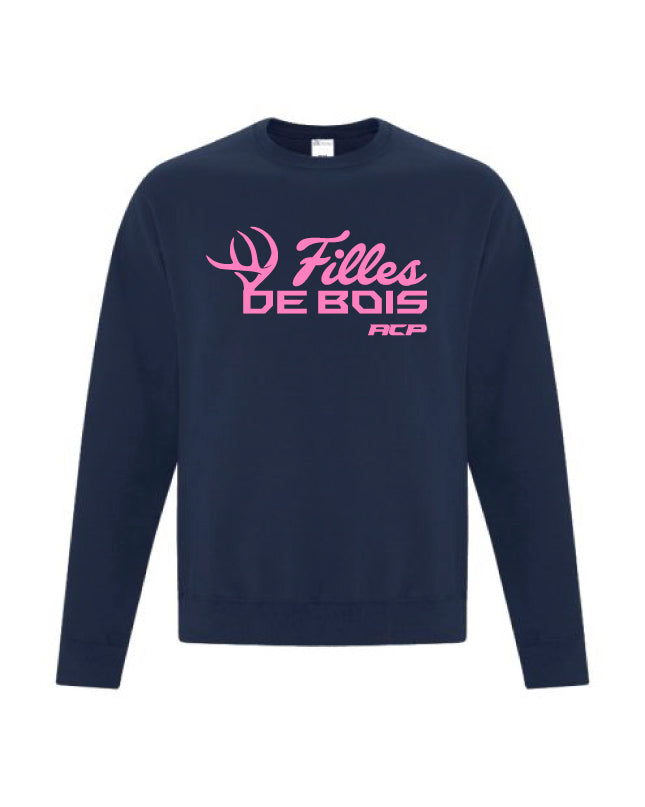 Crewnecks Filles de bois rose