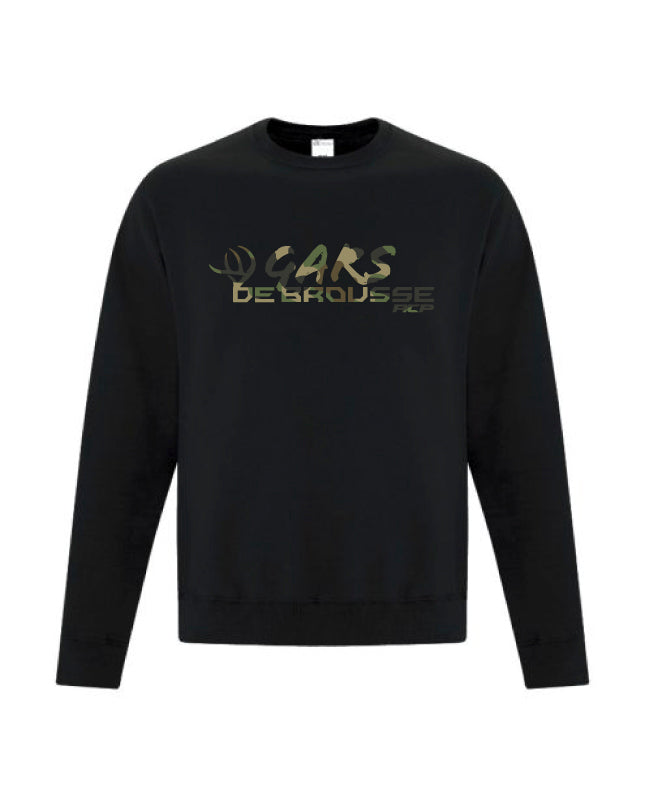 Crewnecks Noir Gars de brousse imprimé Camo