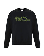 Crewnecks Noir Gars de brousse imprimé Vert