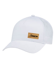 Casquette à couette ACP écusson couleur bambou pour femme avec maille