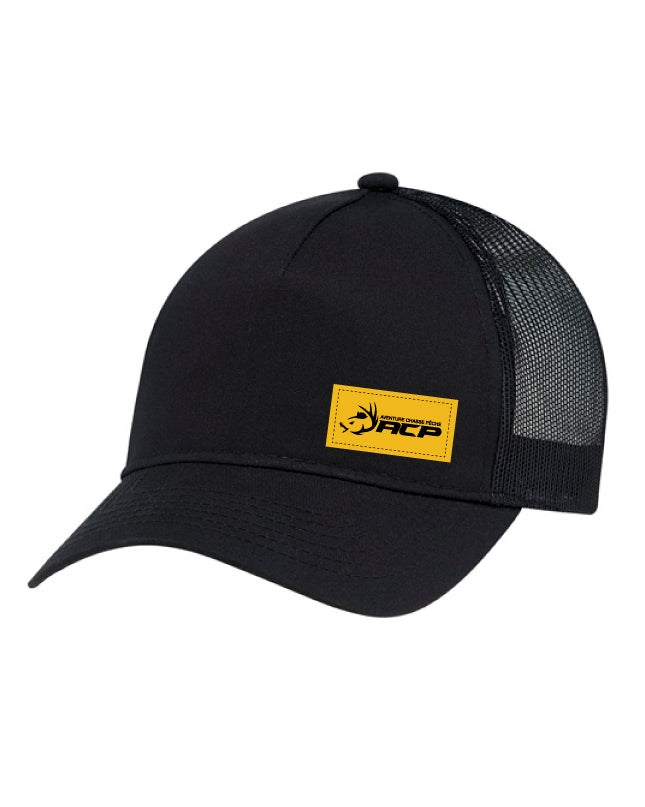 Casquette à couette ACP écusson Jaune avec maille pour femme