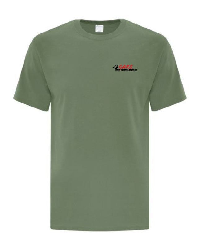 T-Shirt Vert Militaire - Blindé pour la saison - Gars de brousse