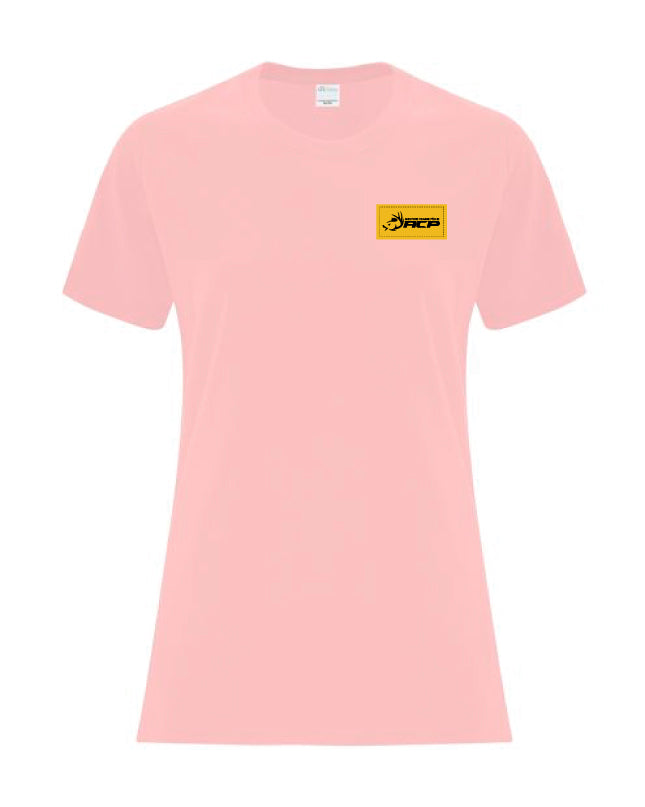 T-Shirt ACP Femme - Écusson Jaune