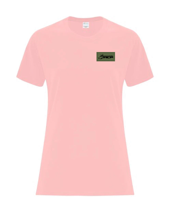 T-Shirt ACP Femme - Écusson Vert