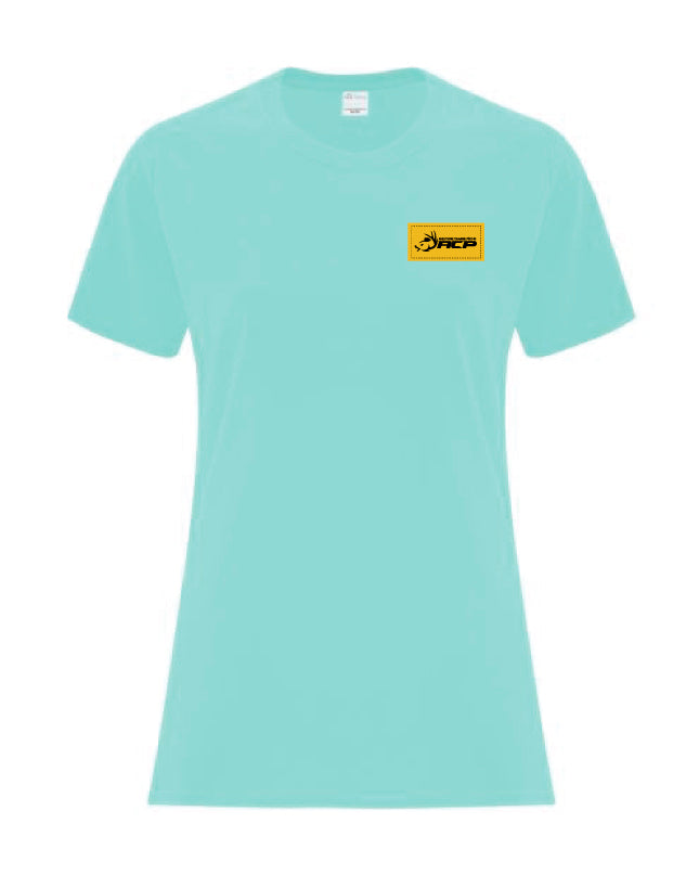 T-Shirt ACP Femme - Écusson Jaune