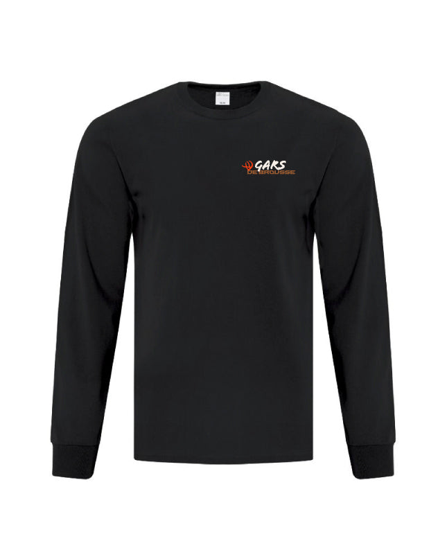 T-Shirt manche longue noir - Gars de brousse - Orignal