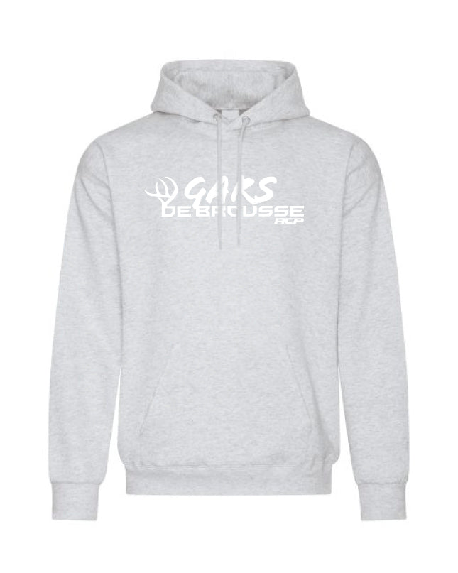 Hoodie à capuchon Gars de brousse imprimé blanc