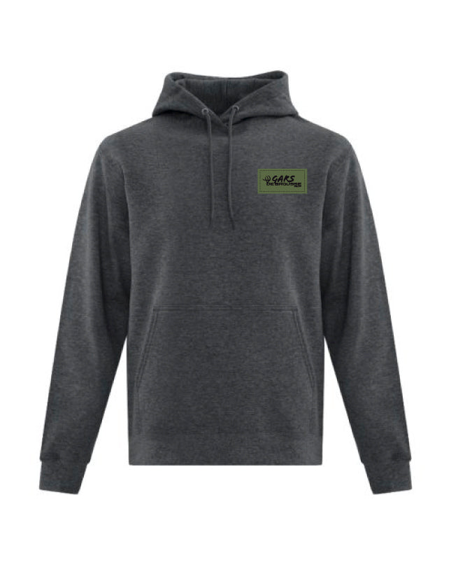 Hoodie à capuchon Gars de brousse - Écusson Vert