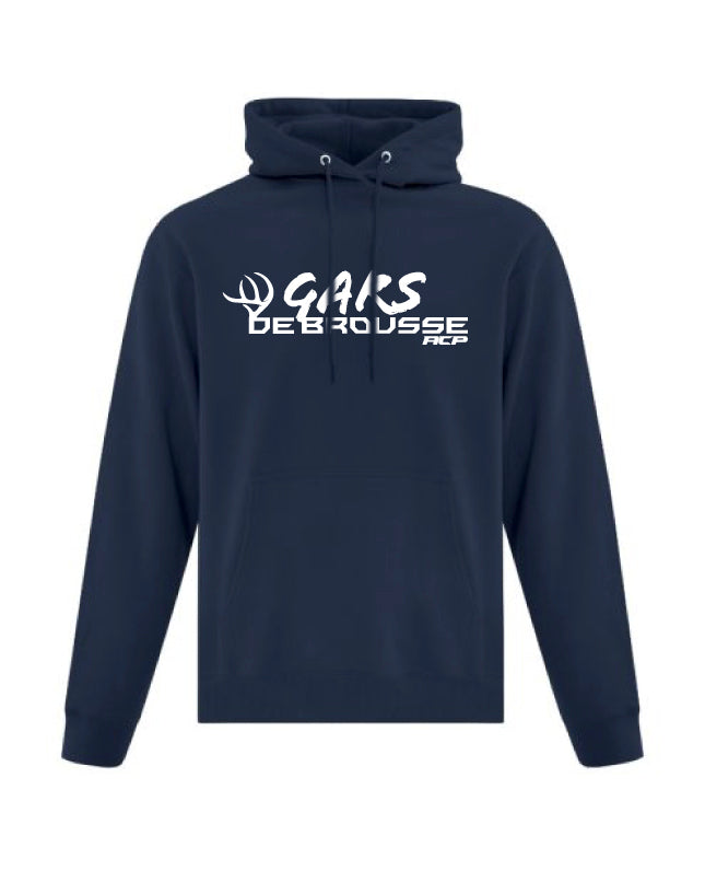 Hoodie à capuchon Gars de brousse imprimé blanc