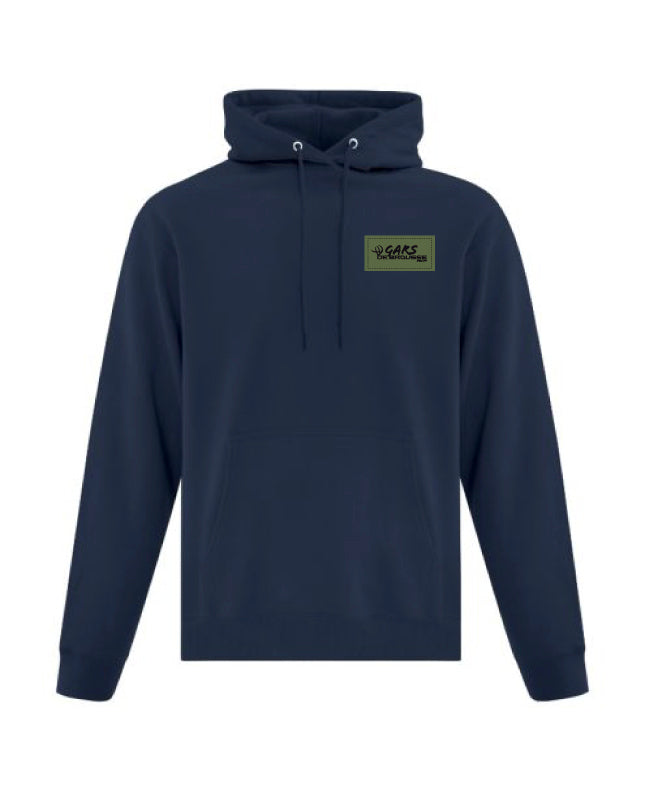 Hoodie à capuchon Gars de brousse - Écusson Vert