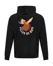 Hoodie à capuchon Noir Filles de bois - ORIGNAL