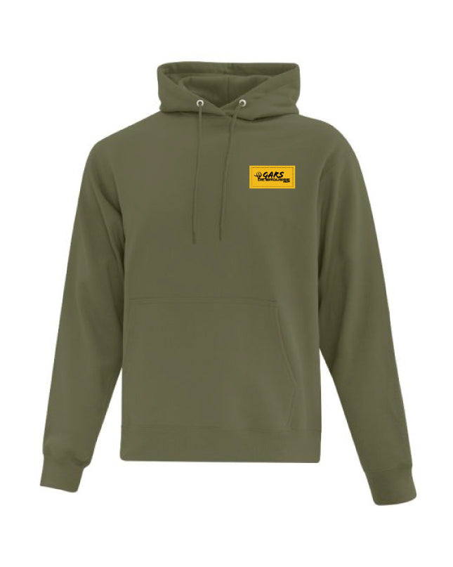 Hoodie à capuchon Gars de brousse - Écusson Jaune