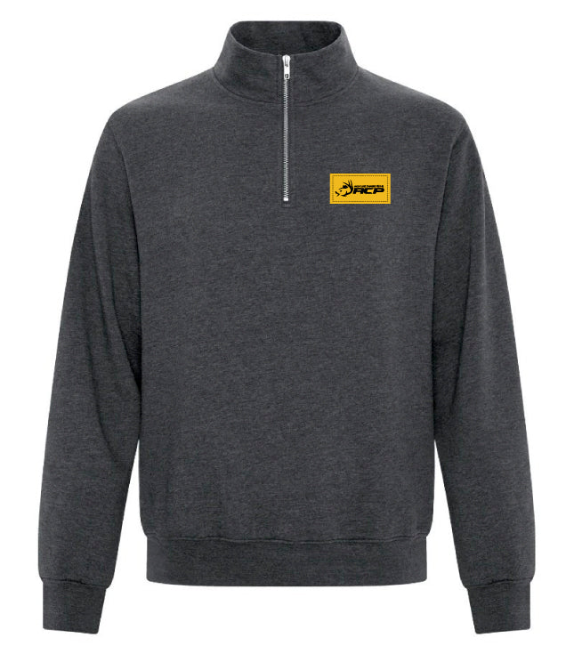 Crewnecks à zip - ACP - Écusson jaune