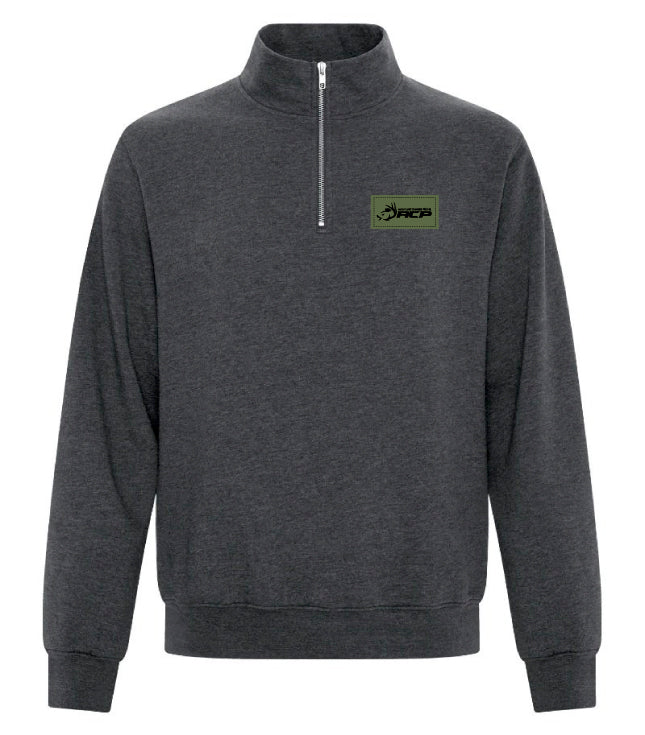 Crewnecks à zip - ACP - Écusson vert