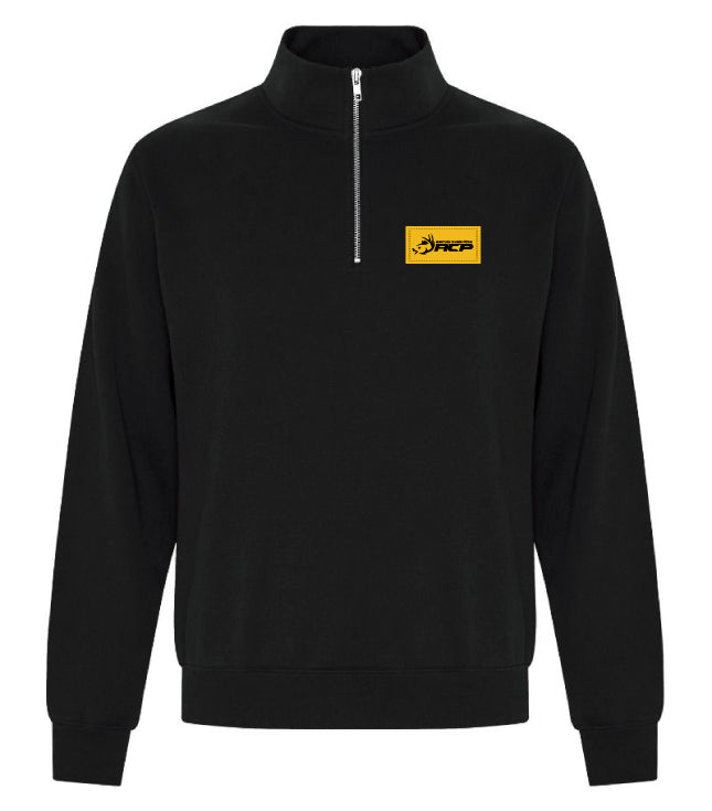 Crewnecks à zip - ACP - Écusson jaune