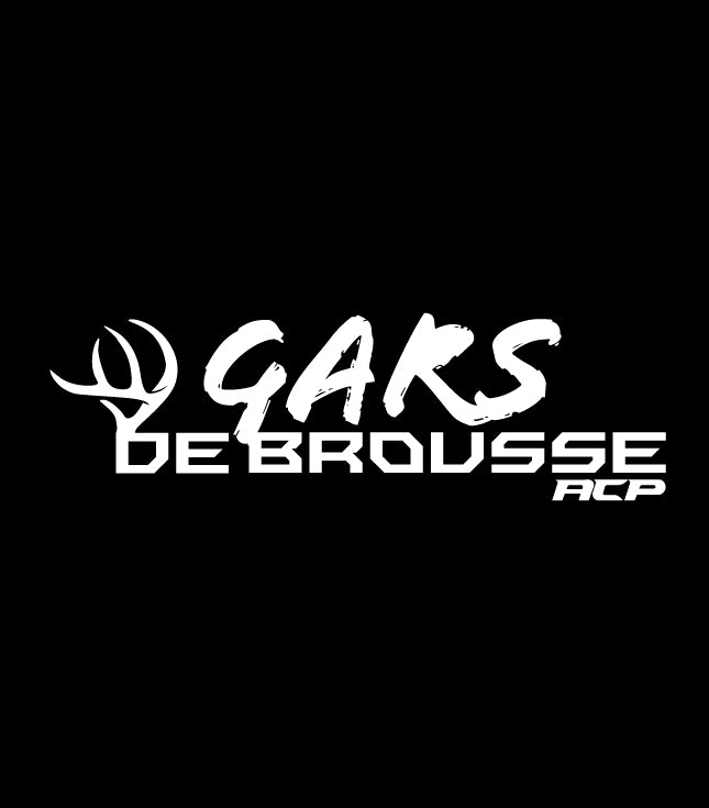 AUTOCOLLANT GARS DE BROUSSE - Blanc