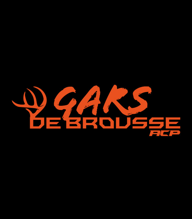 AUTOCOLLANT GARS DE BROUSSE - Orange