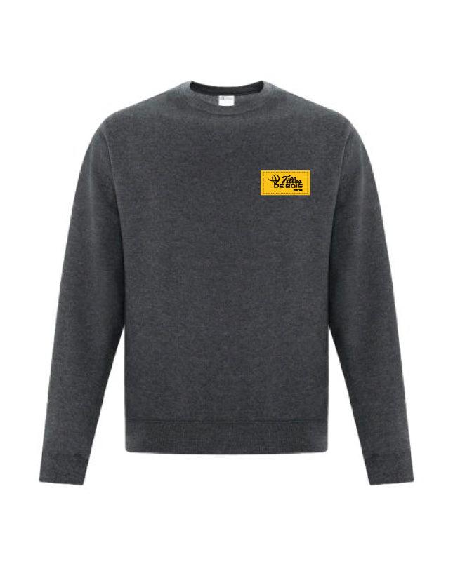 Crewnecks Filles de bois - Écusson Jaune