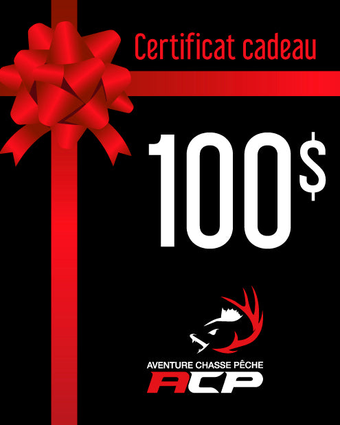 Certificat cadeau 100$