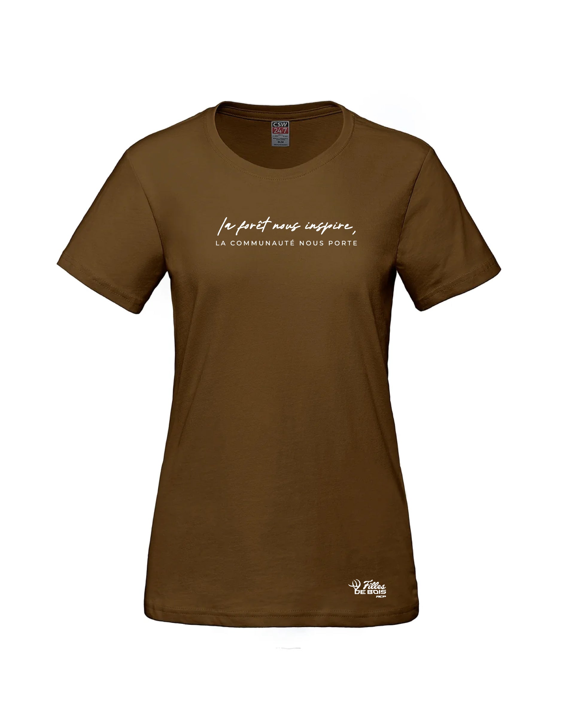 T-Shirt - Filles de bois - La forêt nous inspire