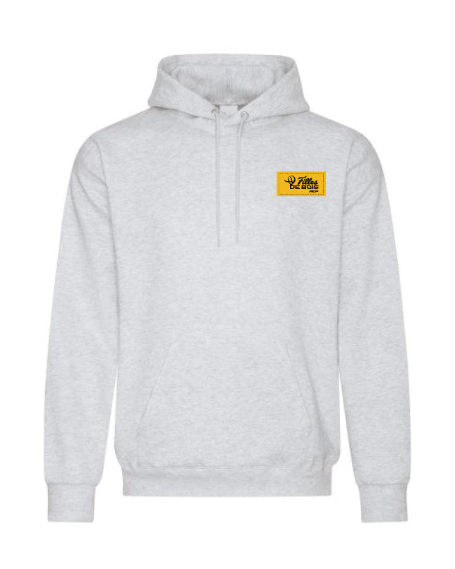 Hoodie à capuchon Filles de bois - Écusson Jaune