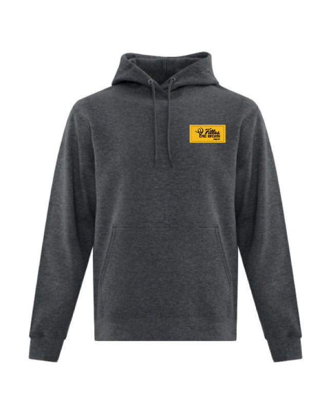 Hoodie à capuchon Filles de bois - Écusson Jaune