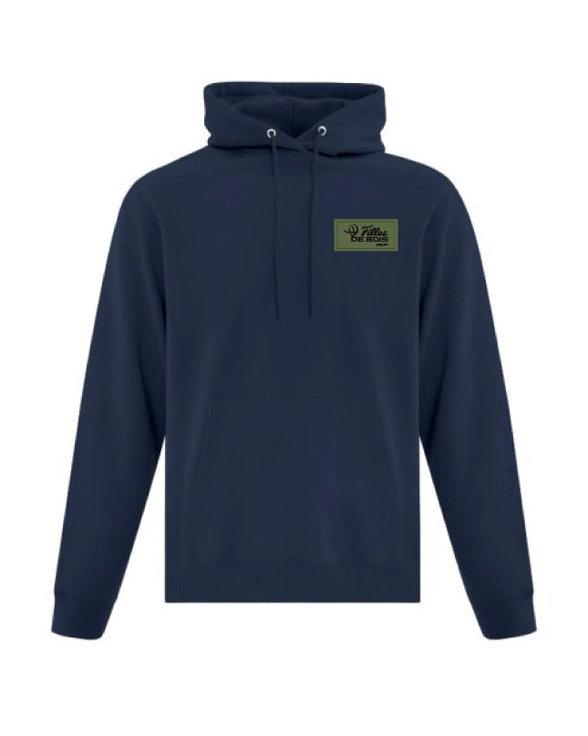 Hoodie à capuchon Filles de bois - Écusson Vert