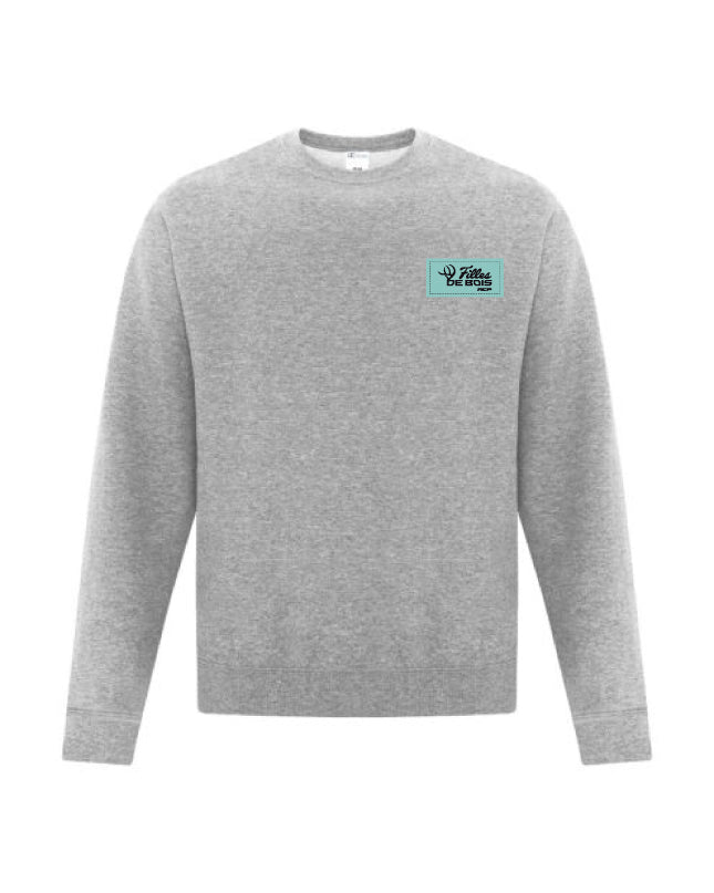 Crewnecks Filles de bois - Écusson Bleu