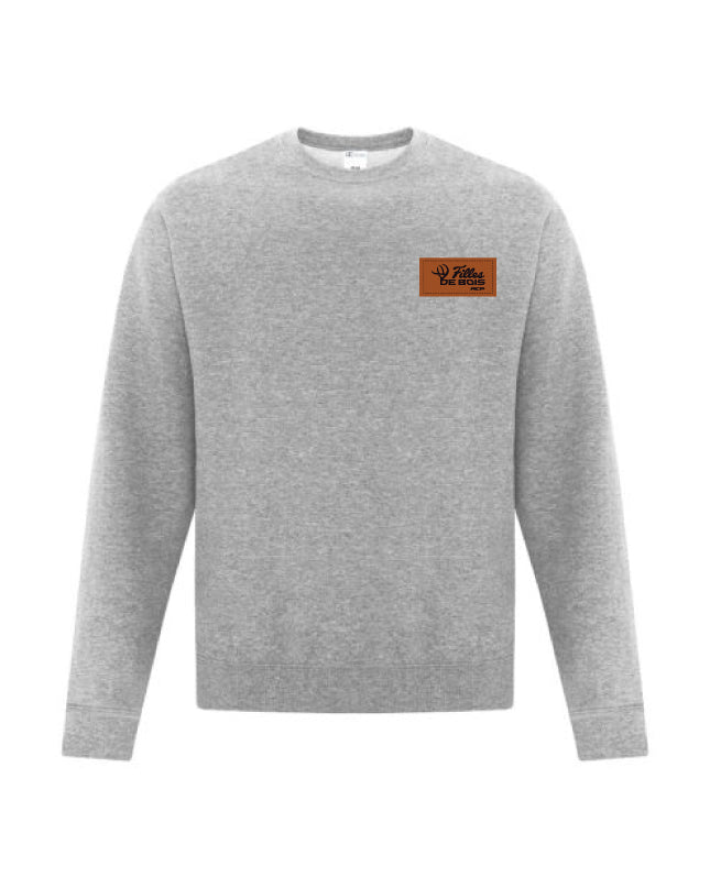 Crewnecks Filles de bois - Écusson Brun