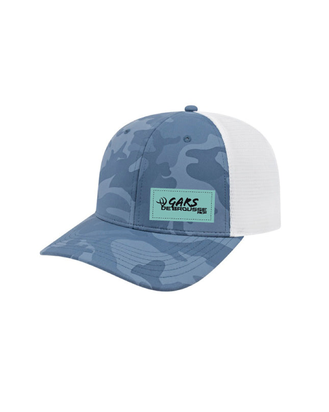 Casquette Camo - Gars de brousse - Unisexe Écusson Bleu