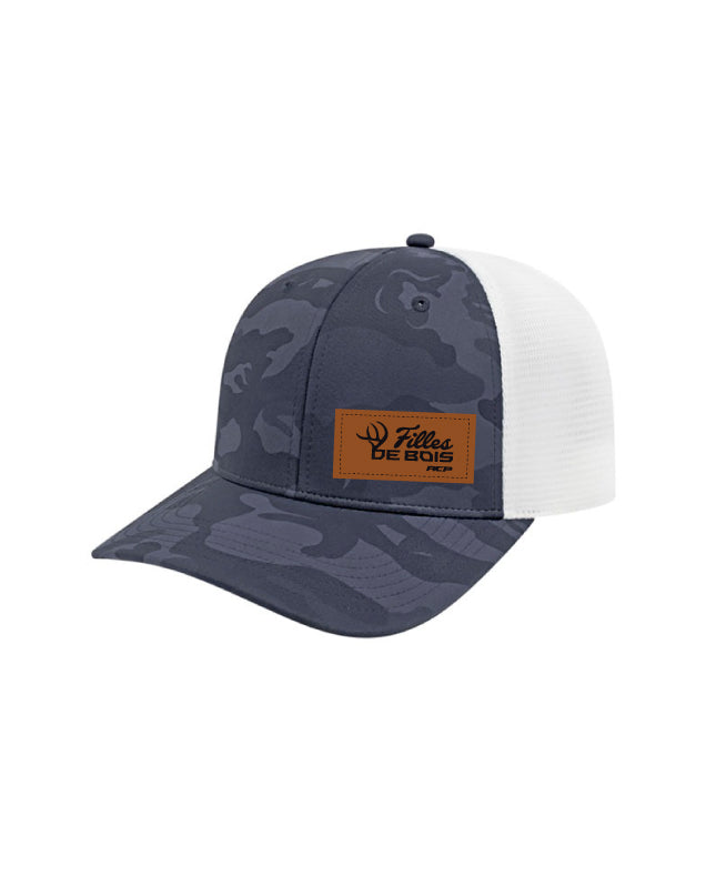 Casquette Camo - Filles de bois - Unisexe Écusson Brun