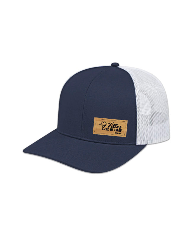 Casquette Filles de bois écusson couleur bambou à maille  - Unisexe