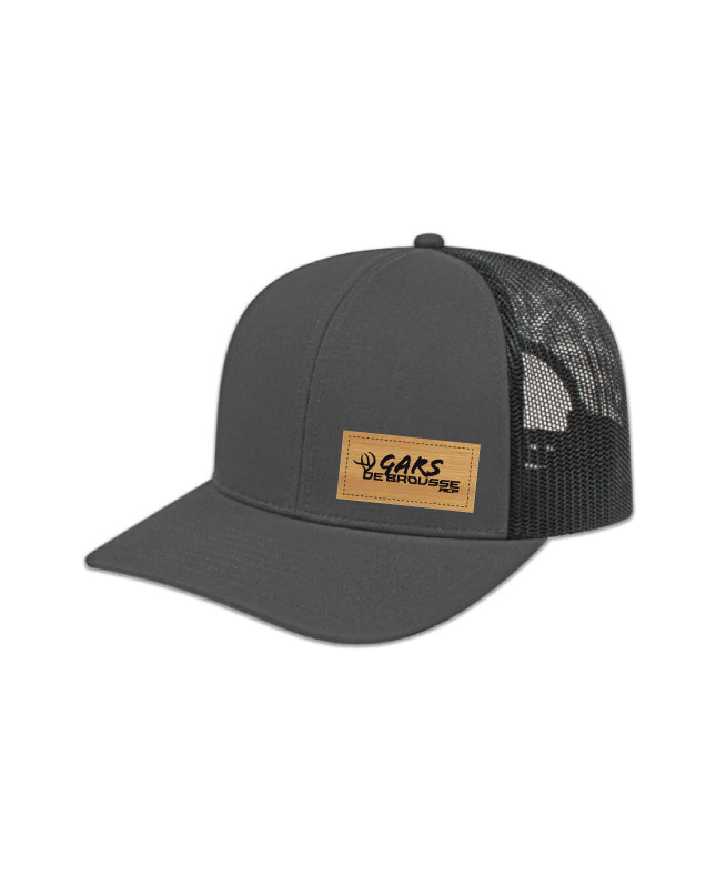 Casquette Gars de brousse écusson couleur bambou à maille  - Unisexe