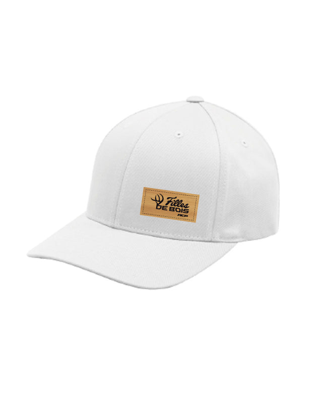 Casquette Flexfit Filles de bois écusson couleur bambou - Unisexe