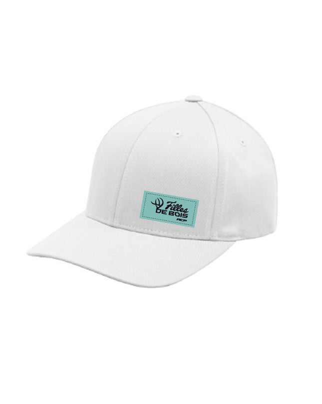 Casquette Flexfit Filles de bois écusson bleu - Unisexe